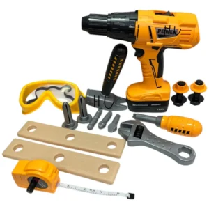 Set Herramientas En Valija Taladro Super Realista Juguete